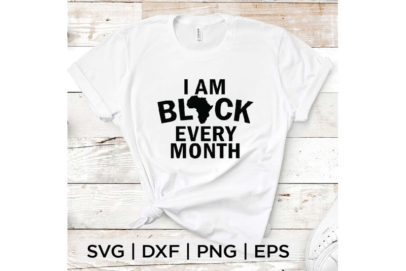 Download Black Every Month SVG SVG PNG EPS DXF File for Cricut, Silhouette and Other Machine