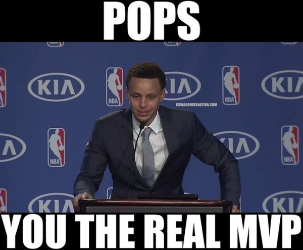 Saying thanks to Pop