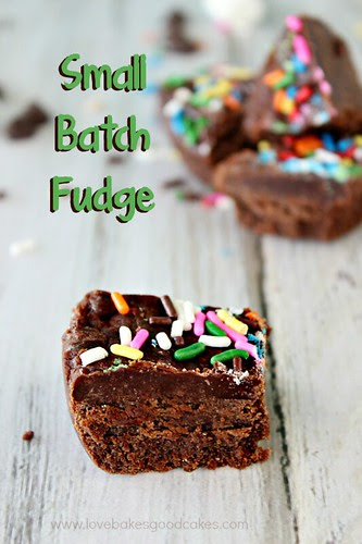 Small Batch Fudge #chocolate #microwave #easy #quick