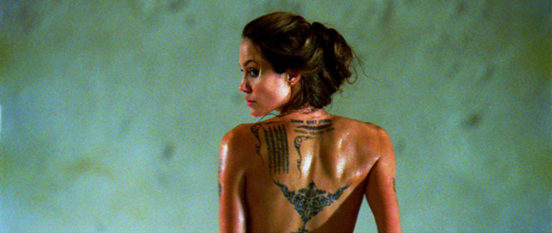 Come and get me: Angelina Jolie as Fox, from a scene from the 