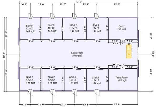 MIG: Building plans for machine shed Details