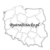 mapa administracyjna polski konturowa Mapa konturowa Polski z podziałem na województwa   Bystre Dziecko