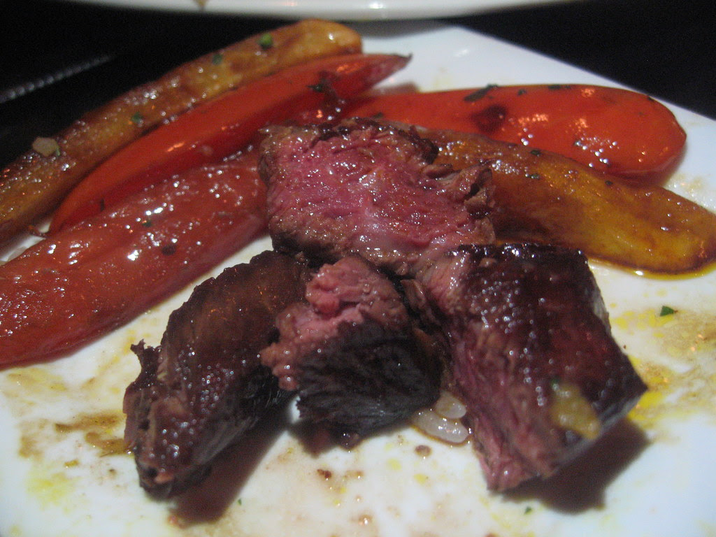 Hanger Steak, sliced