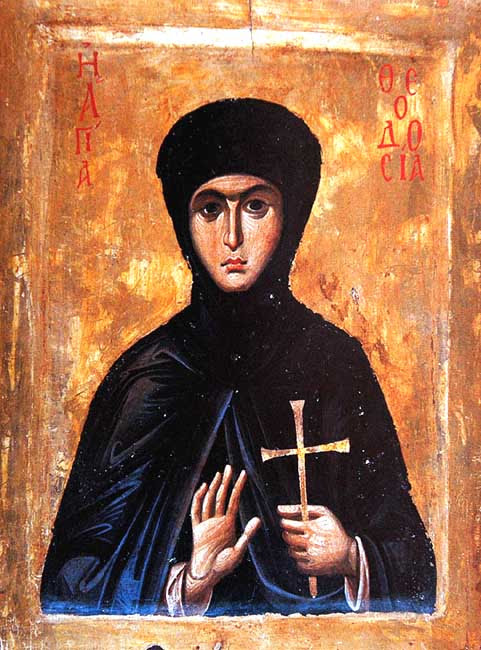IMG ST. THEODOSIA, Virginmartyr of Constantinople,