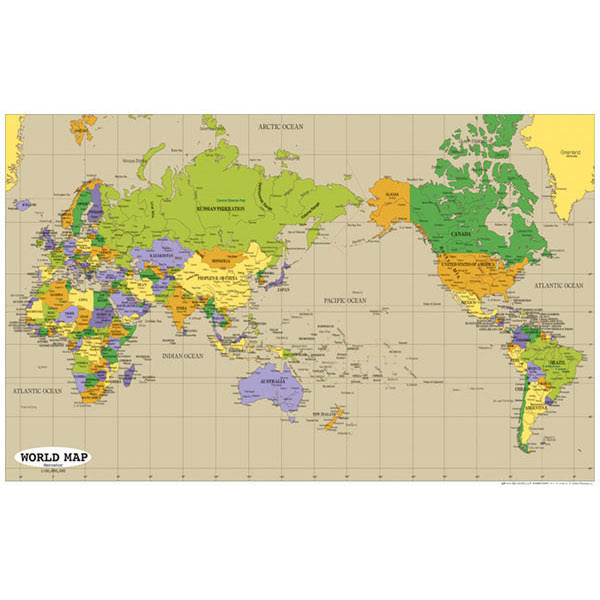 ｕｃｈｉｄａｓウチダスｗｏｒｌｄ ｍａｐ 英語版世界地図 ２枚セット 学習支援用品
