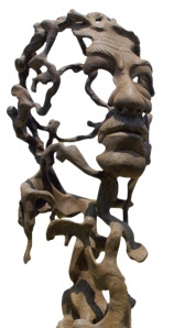 Escultura a Jaime-Sabines por Gabriel Gallegos