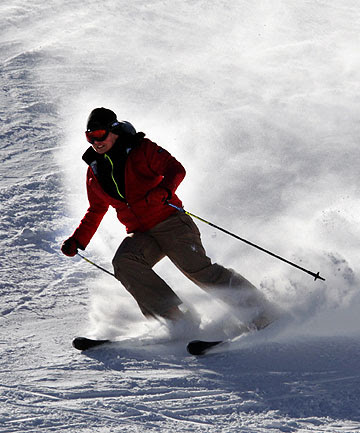 ON THE SLOPES: As the saying goes, skiing is the only sport where you spend an arm and a leg to break an arm and a leg.