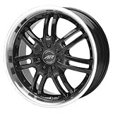 American Racing Haze (Series AR363) Gloss Black With Machined Lip - 16 X 7 Inch Wheel