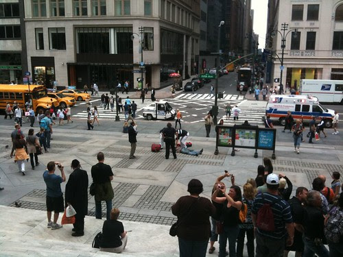 Man passed out in front of NYPL