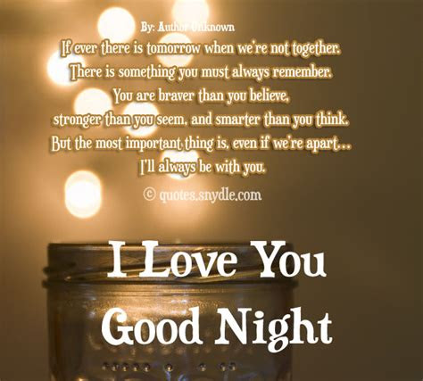 sweet goodnight love quotes  sayings  images