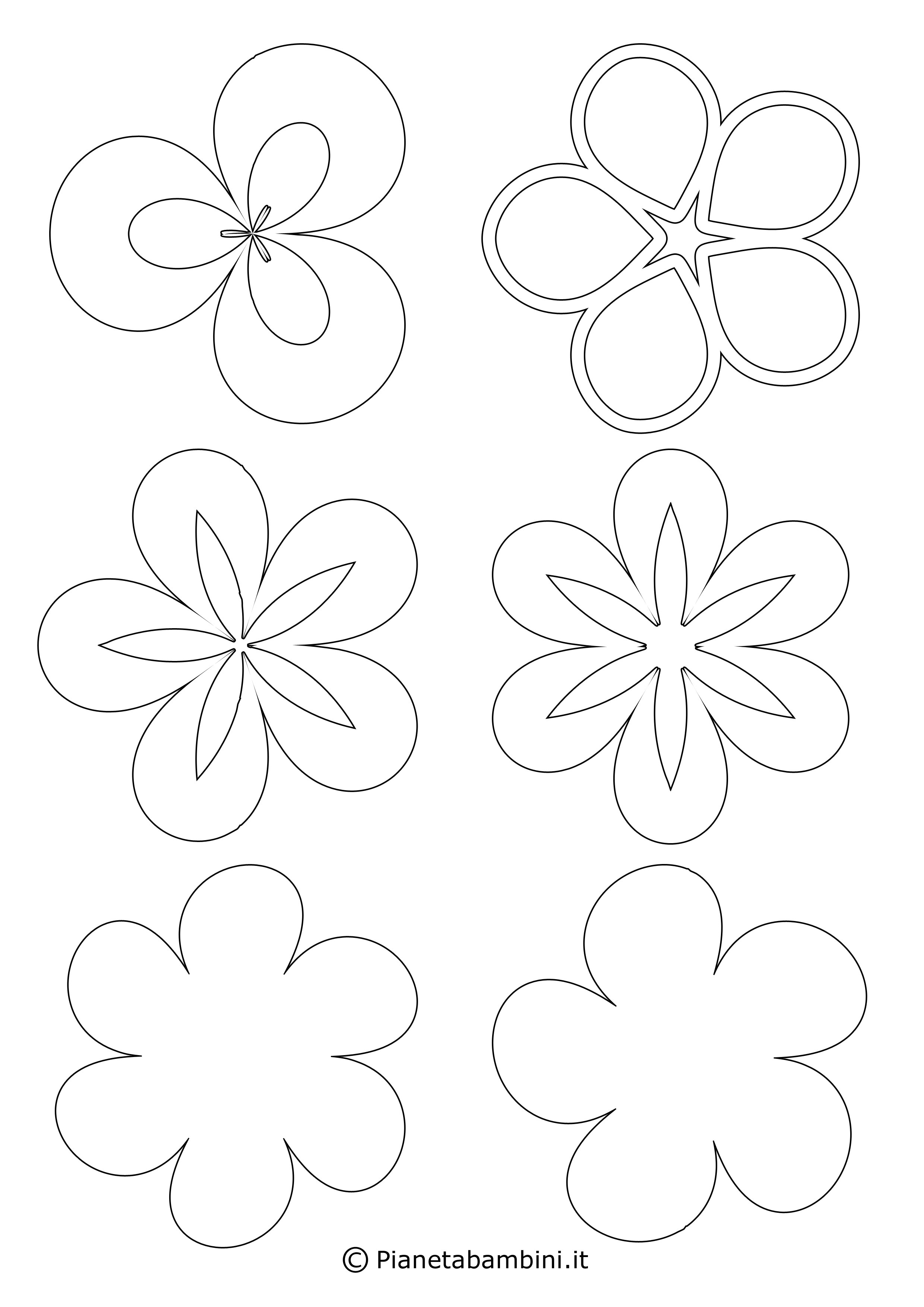 Sagome di fiori piccoli 2