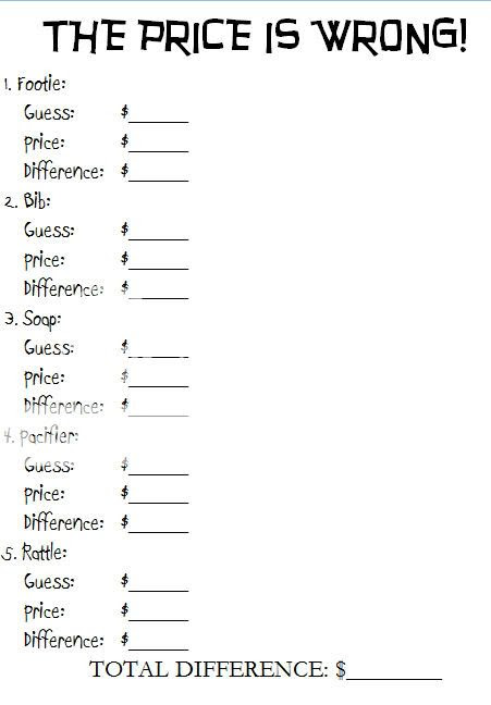 C. Beth Blog.: Baby shower games (wanna play along?)