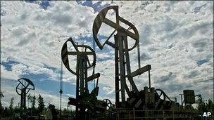 Oil field in Siberia