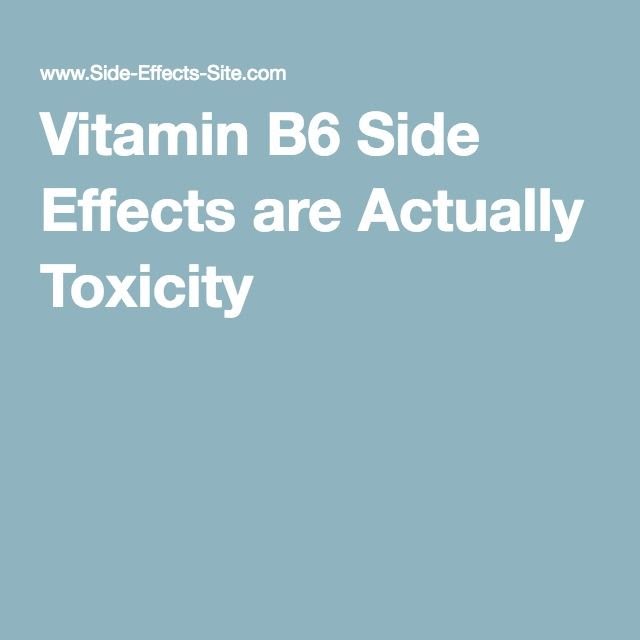 Vitamin B6 Supplement Side Effects : Pin on My Health / Vitamin b6 supplement side effects.