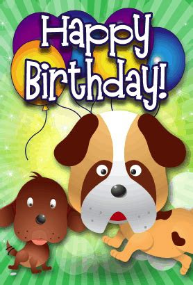 It's a tangible reminder that someone cares enough to take the time and effort to send you a personal message. dogs birthday card happy birthday kids dog birthday card birthday cards