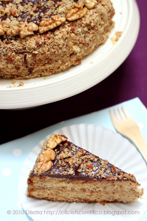 Walnut Cake with Coffee Butter Cream