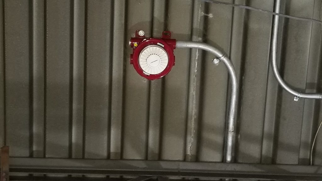 Spot-Type smoke detectors located on the ceiling - Fire ...