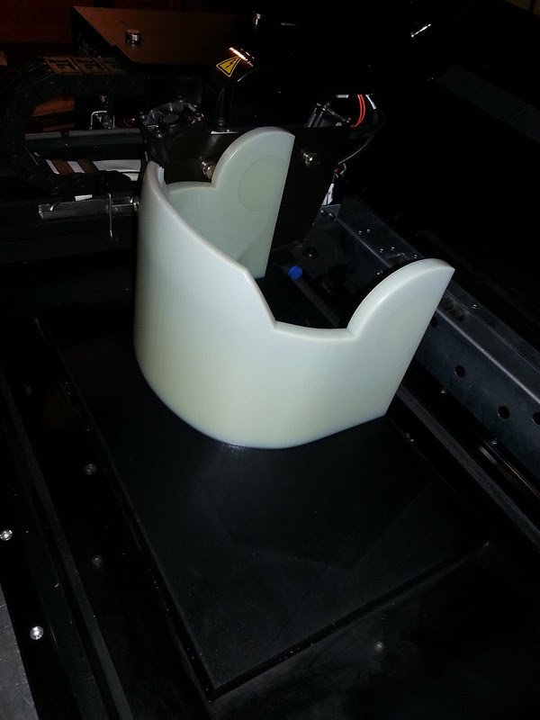 first printed shoulder part