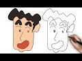 コンプリート！ クレヨンしんちゃん キャラクター アニメ 簡単 な 絵 196028