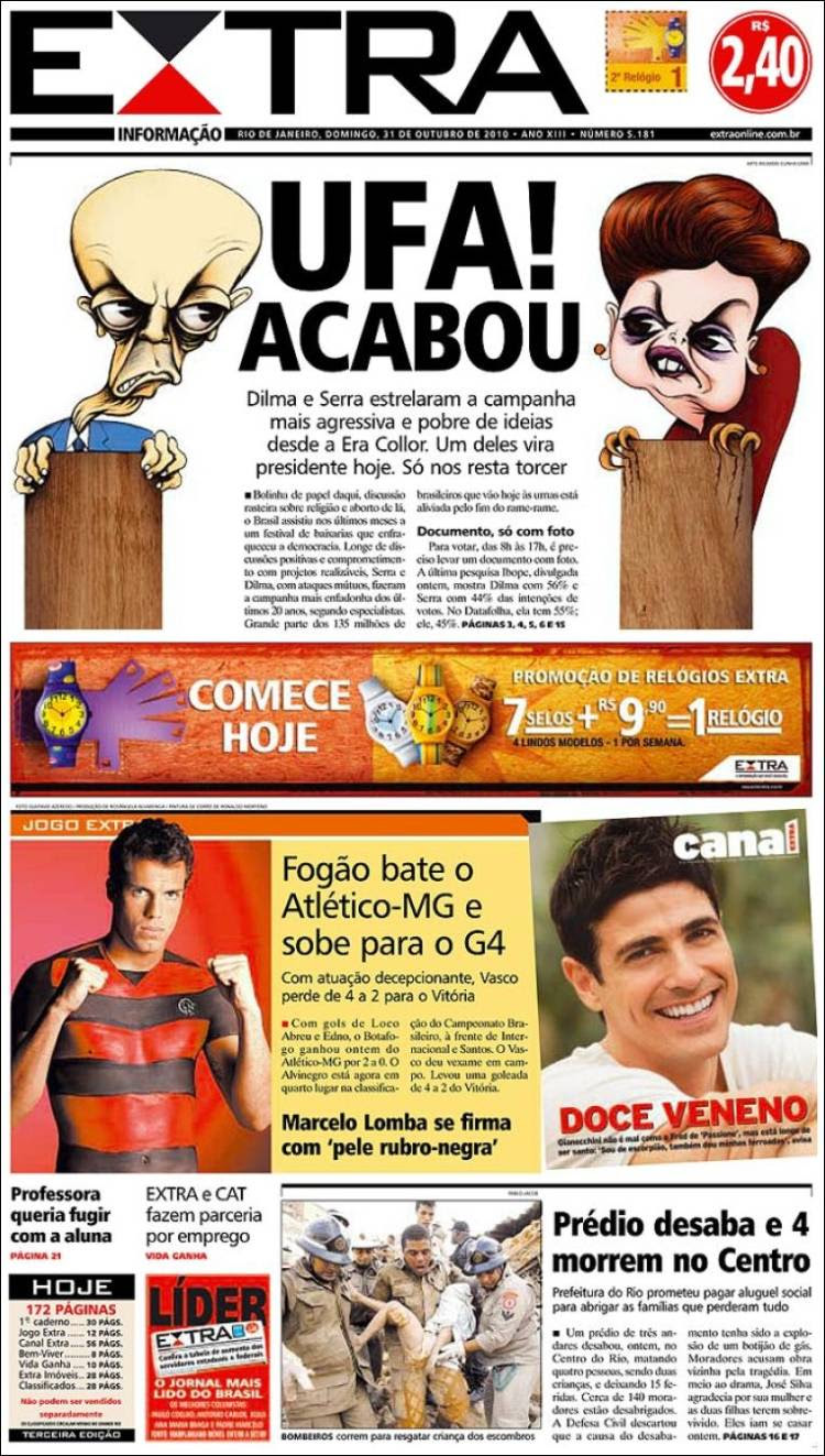 Portada de Extra (Brasil)