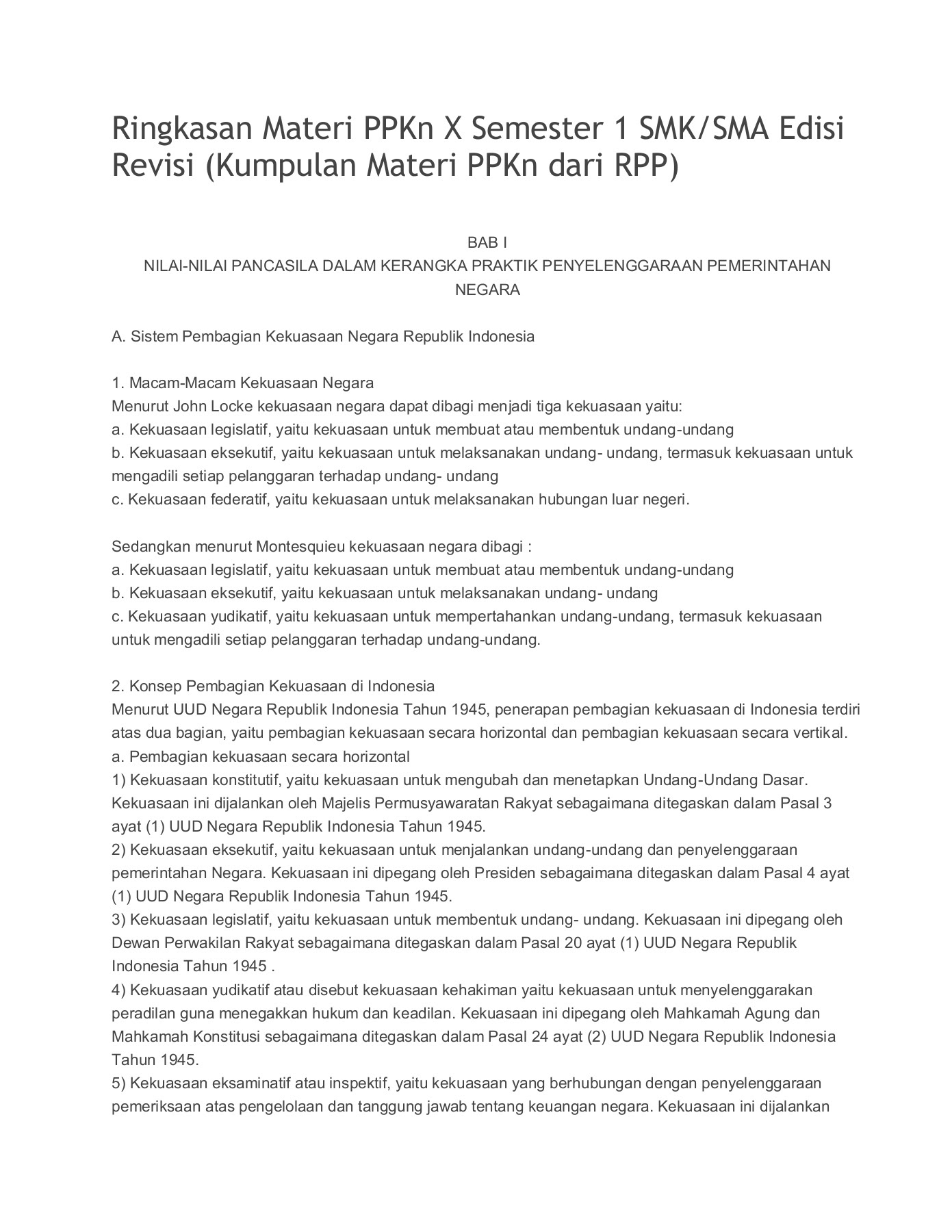 Kebaikan Sistem Demokrasi Di Malaysia Tingkatan 1
