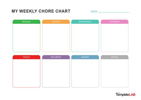 The internet is full of free printable chore charts. 23 free chore chart templates for kids templatelab