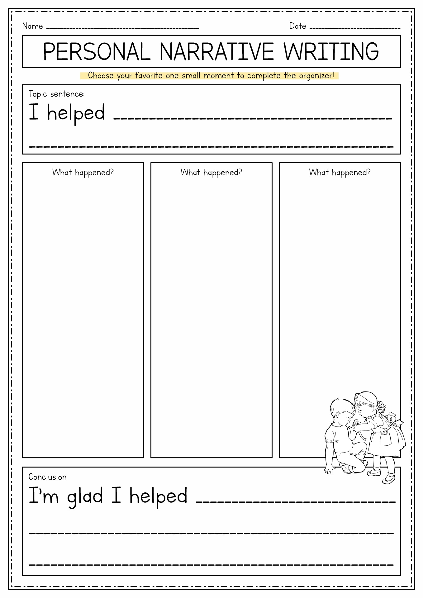 14 best images of worksheets 4th grade narrative writing narrative