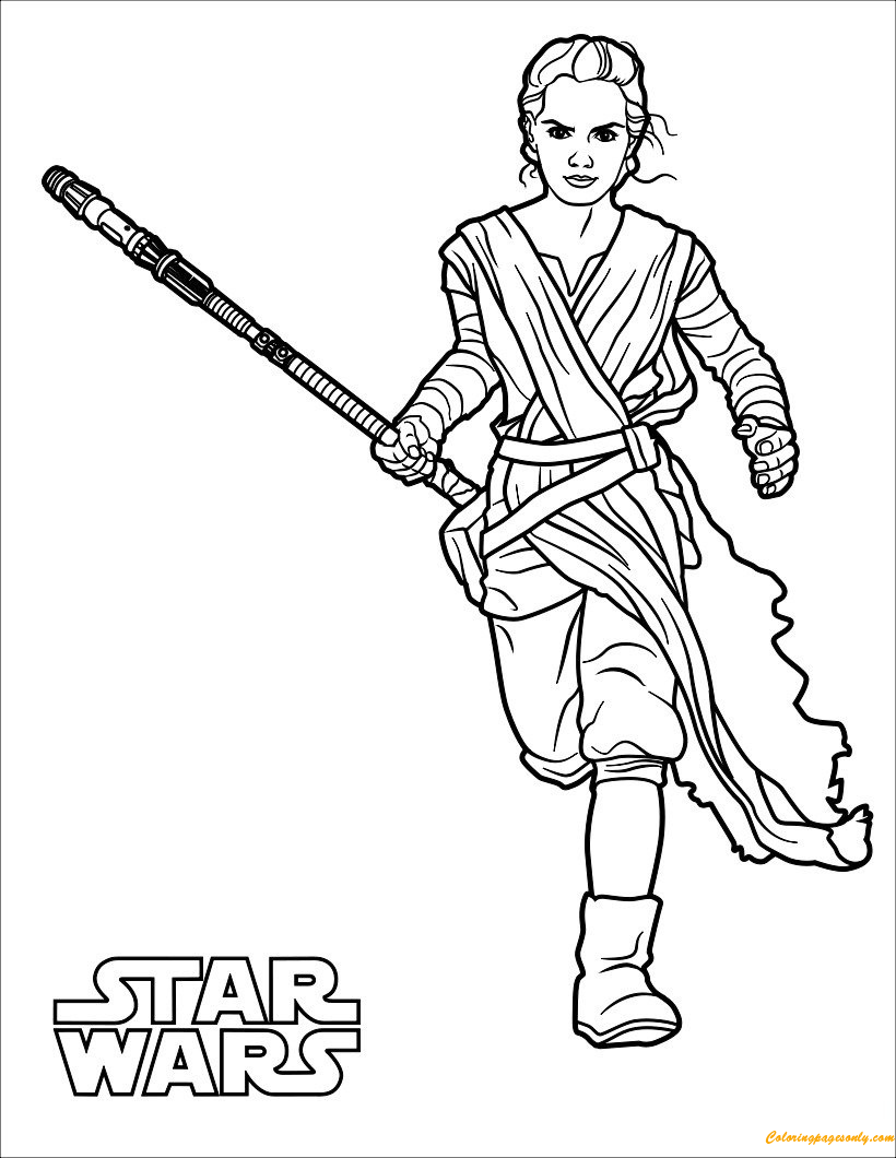 Rey Coloring Page