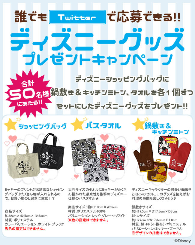 ディズニープレゼントキャンペーン プチギフトのルナ ルーチェ