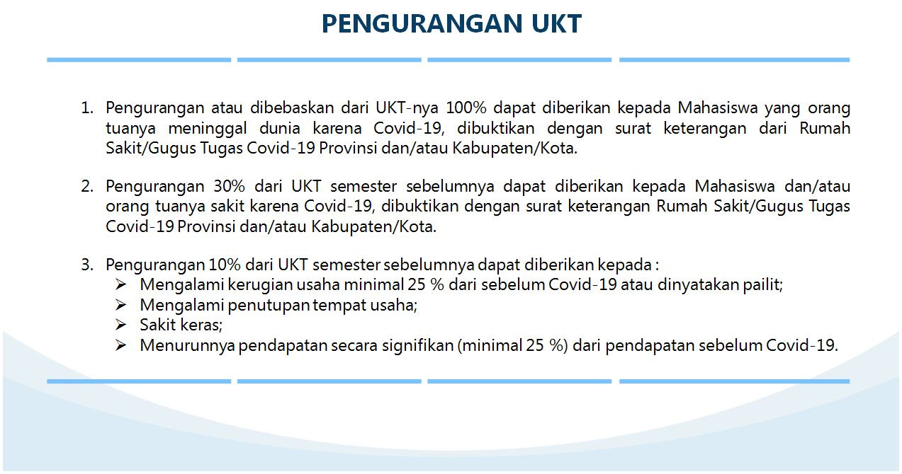 Keringanan Uang Kuliah Tunggal