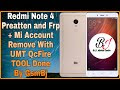 XIAOMI REDMi Note 4 Pattern Lock + MI Account Remove Done by UMT QcFire By GSMBJ