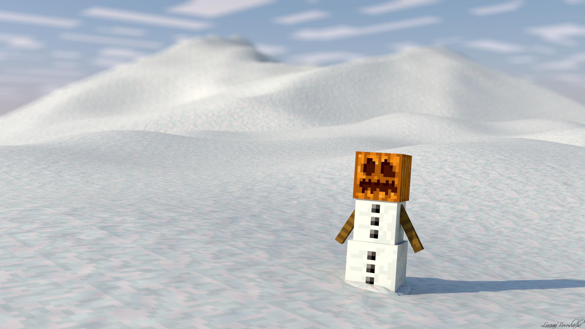 Snow Golem (Wallpaper) - Minecraft discussion - Mine 