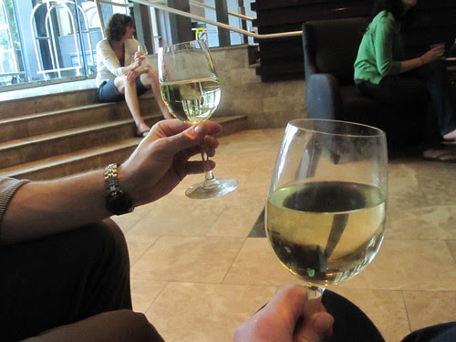 Wine time at the hotel - free