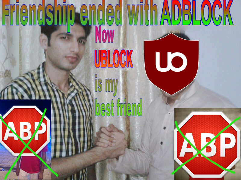 Friendship ended with AdBlock; Now UBlock is my best ...