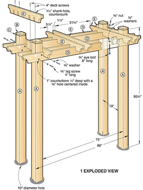 news  article garden arbor woodworking plans