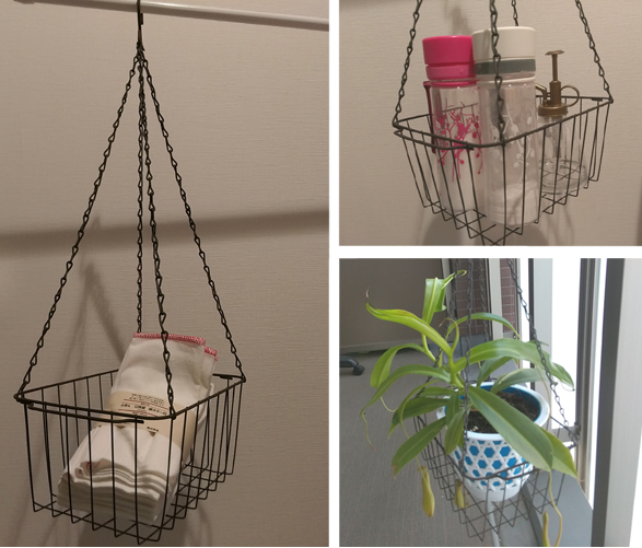 セリアでdiy アンティーク風ワイヤーハンギングバスケットの作り方 クートンブログ