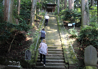 イラストマップ 鷲子山上神社