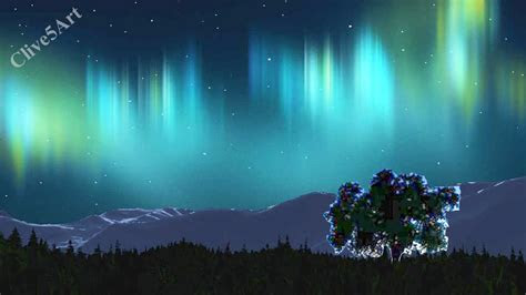 I've read that baking sometimes does it, but i don't want to ruin it. Aurora Borealis with nebula with stars | Easy First