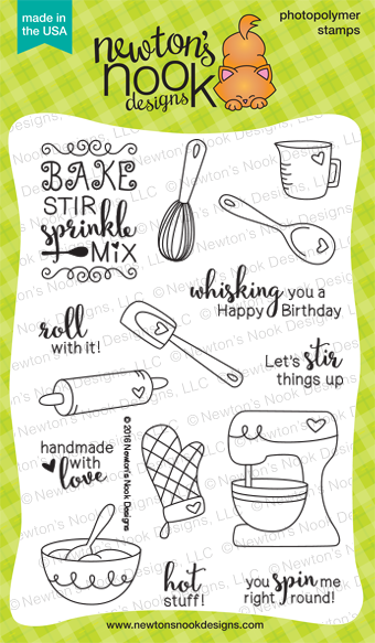 Made from Scratch | 4x6 Photopolymer Stamp Set | Newton's Nook Designs