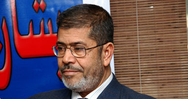 الدكتور محمد مرسى رئيس حزب العدالة والحرية 