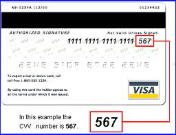 I cannot find CVV number in my debit card?