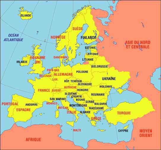 Carte Europe De Lest Images Et Photos Arts Et Voyages