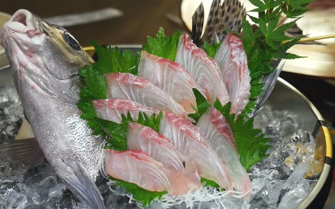 日料刀工 胡椒鲷刺身分解 哔哩哔哩 Bilibili