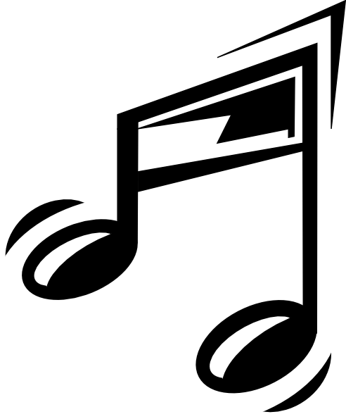 music staff clipart. Funny Music Note clip art