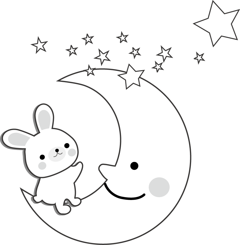 月のイラスト 無料イラスト