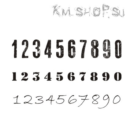 Штамп Цифры № 07