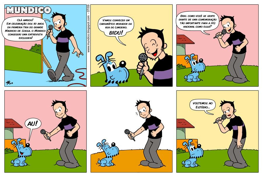 Mauricio de Sousa_webcomic_50 anos_quadrinho_mundico_takren