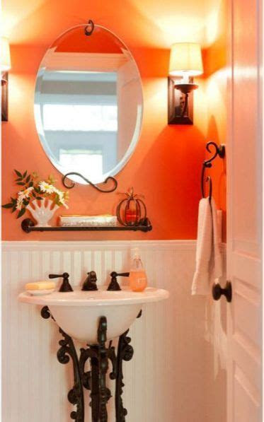 A stainless farmhouse sink doesn't have to be just for traditional k. 17 New Ideas bath room colors peach half baths | Peach