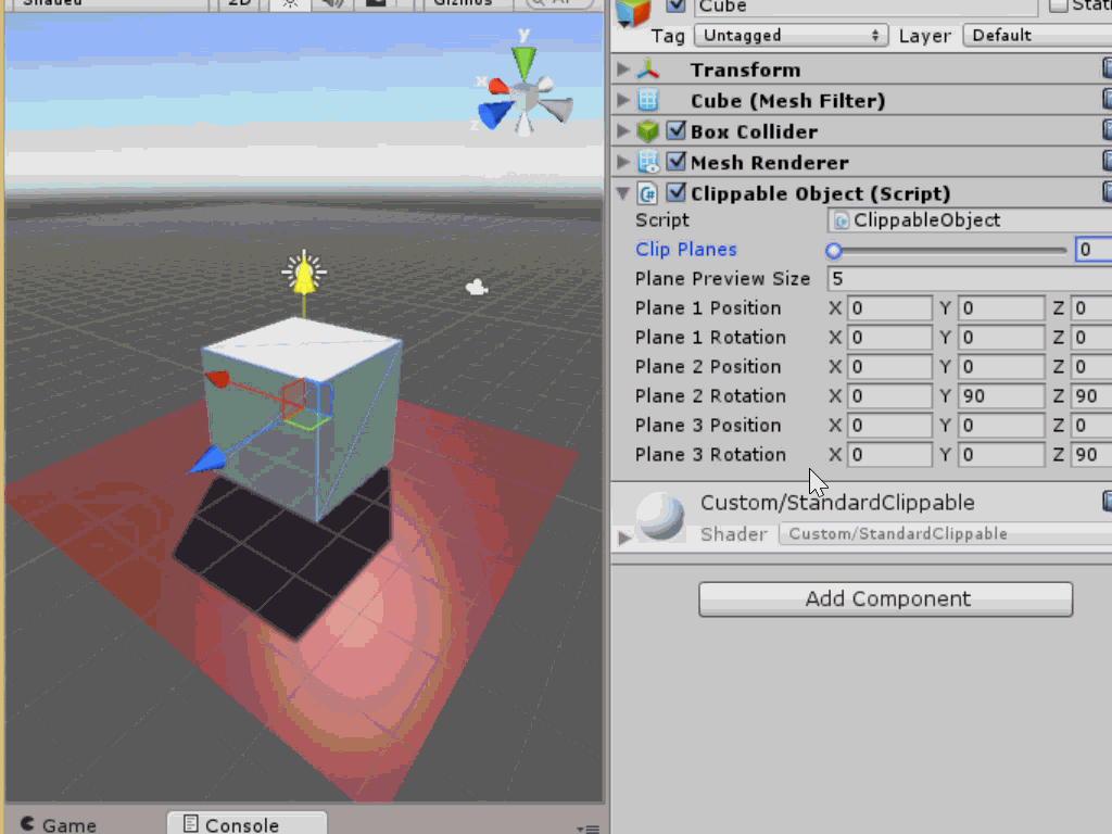 Per Object Clipping Planes Shader In Unity3d 5 Toxicfork