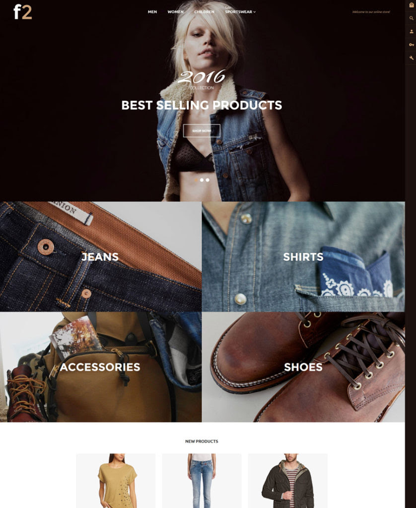 F2 - Fashion Boutique Magento Theme